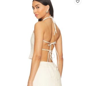 Nbd backless halter top nwt